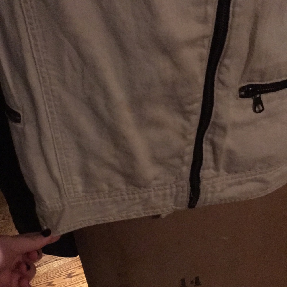 Rag And Bone Linen And Leather Jacket. - image 5